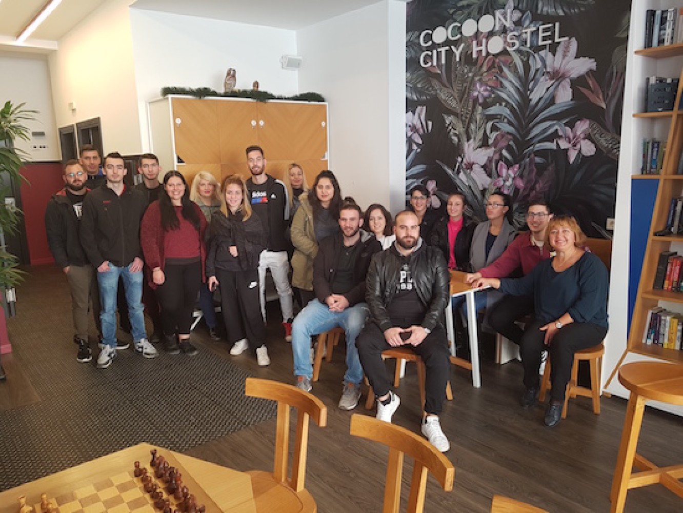 Επίσκεψη στο Cocoon Hostel, Porto Veneziano και Samaria hotel από τη σχολή μας στα Χανιά