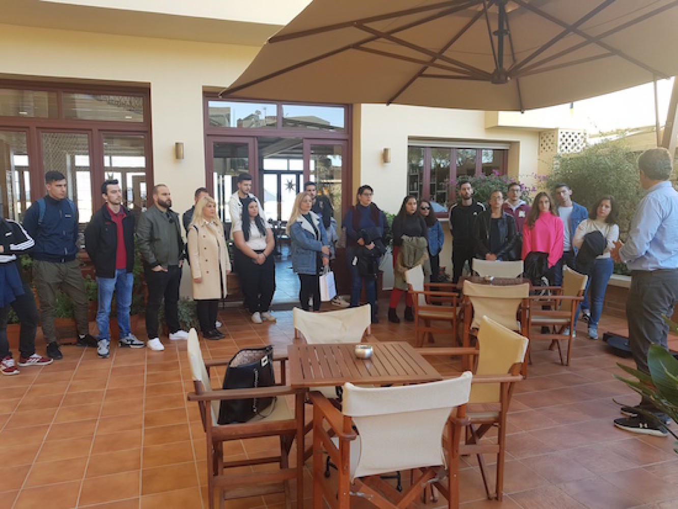 Επίσκεψη στο Cocoon Hostel, Porto Veneziano και Samaria hotel από τη σχολή μας στα Χανιά