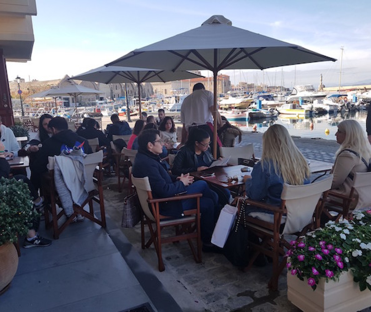 Επίσκεψη στο Cocoon Hostel, Porto Veneziano και Samaria hotel από τη σχολή μας στα Χανιά