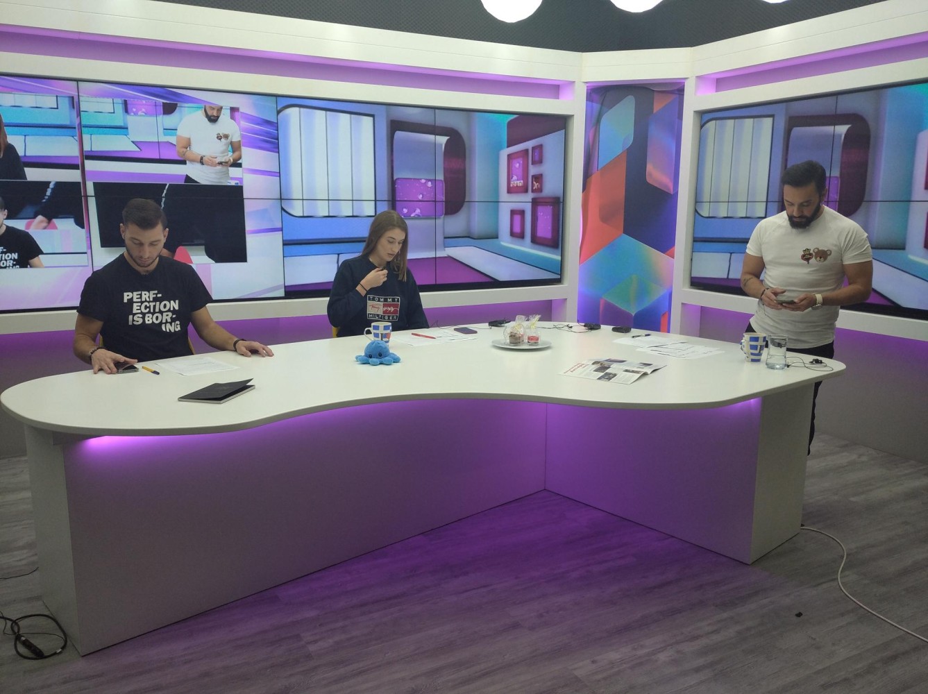 Εκπαιδευτική επίσκεψη στον τηλεοπτικό σταθμό Βεργίνα Τηλεόραση