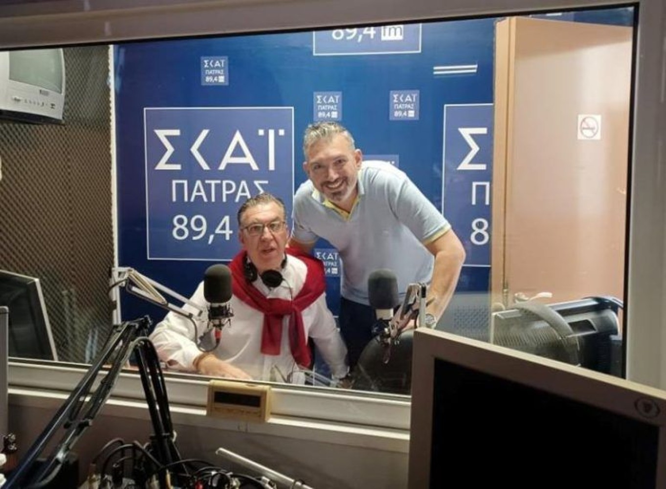 Επίσκεψη Δημοσιογραφίας στον Σκάϊ 89,4 FM