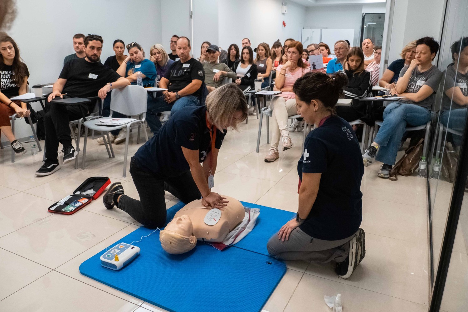 Εκπαίδευση πρώτων βοηθειών από το Kids Save Lives στο ΙΕΚ ΔΕΛΤΑ 360 Αθήνας
