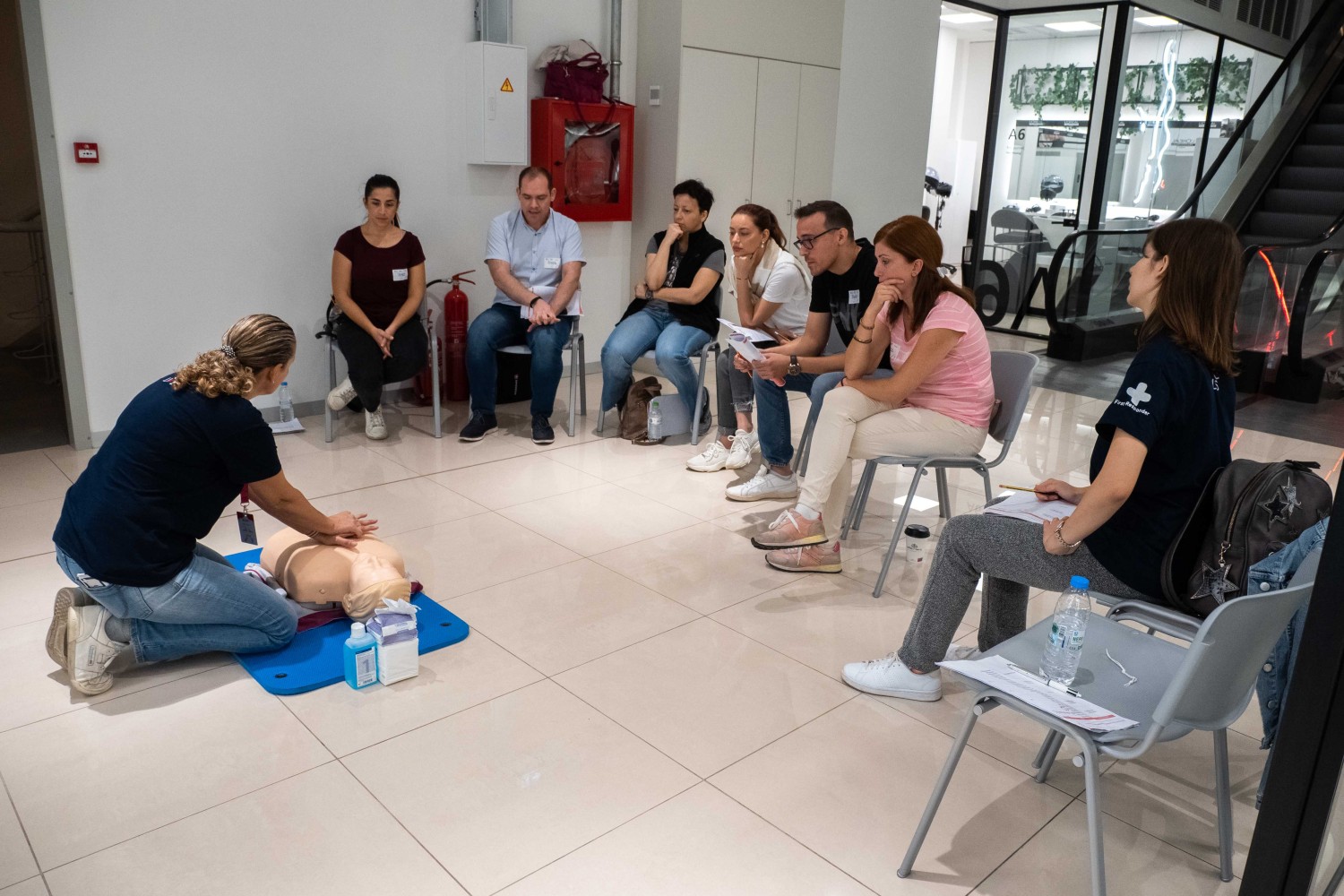 Εκπαίδευση πρώτων βοηθειών από το Kids Save Lives στο ΙΕΚ ΔΕΛΤΑ 360 Αθήνας