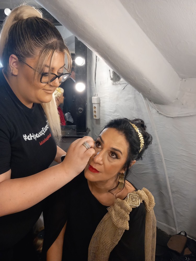 Theatrical make-up look από τους σπουδαστές Επαγγελματικού Μακιγιάζ