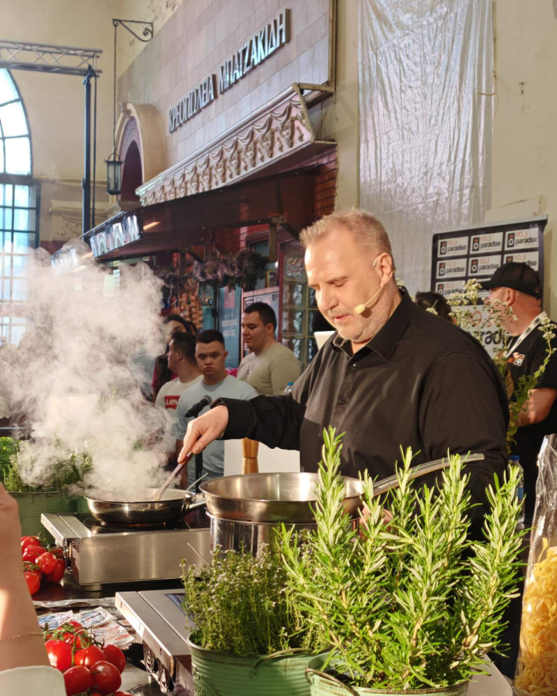 Συμμετοχή στο 'Taste Xanthi' στο πλευρό του Chef Δρίσκα