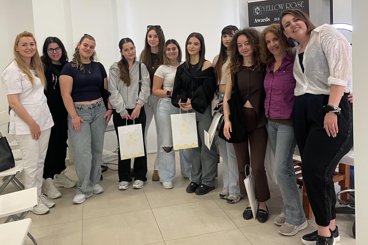 Εκπαιδευτική Επίσκεψη Αισθητικών στη Yellow Rose