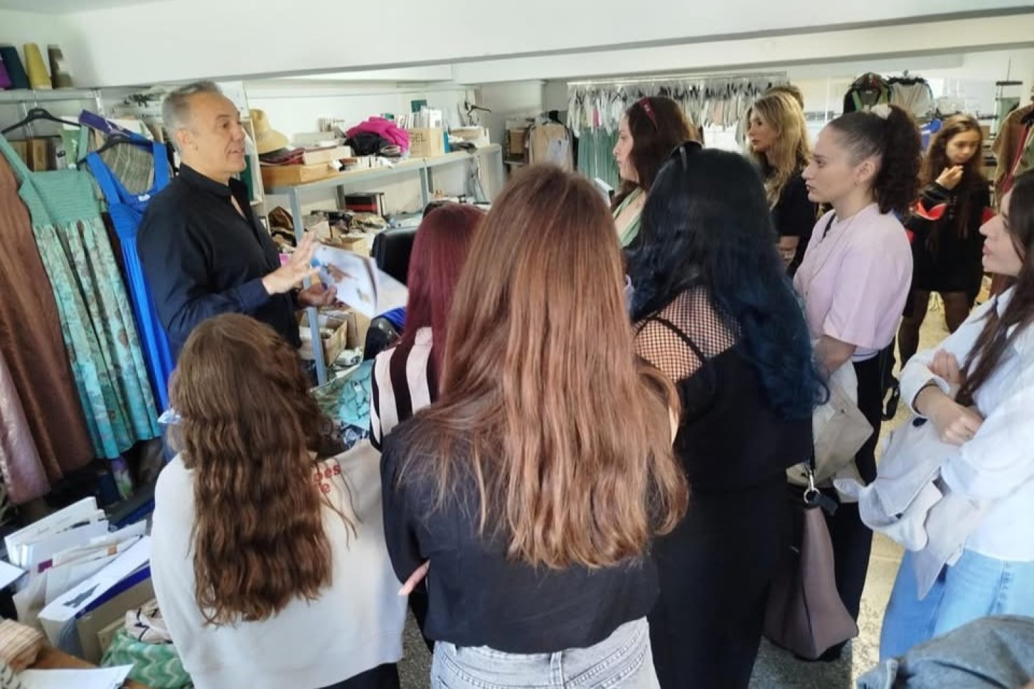 Εκπαιδευτική επίσκεψη σε βιομηχανία ρούχων
