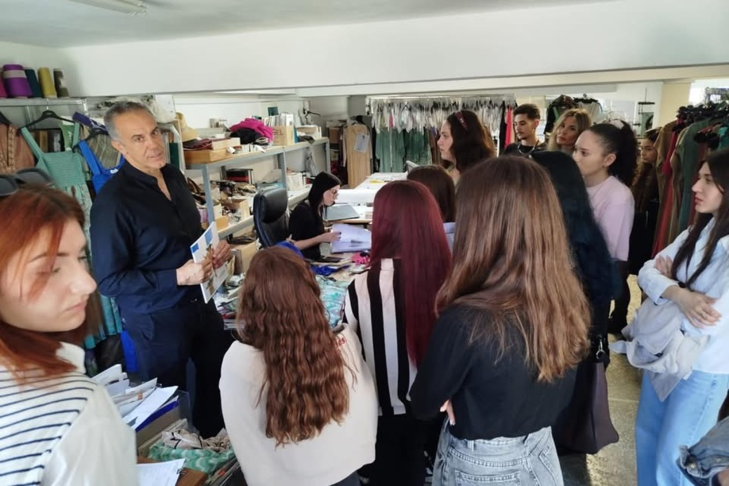 Εκπαιδευτική επίσκεψη σε βιομηχανία ρούχων