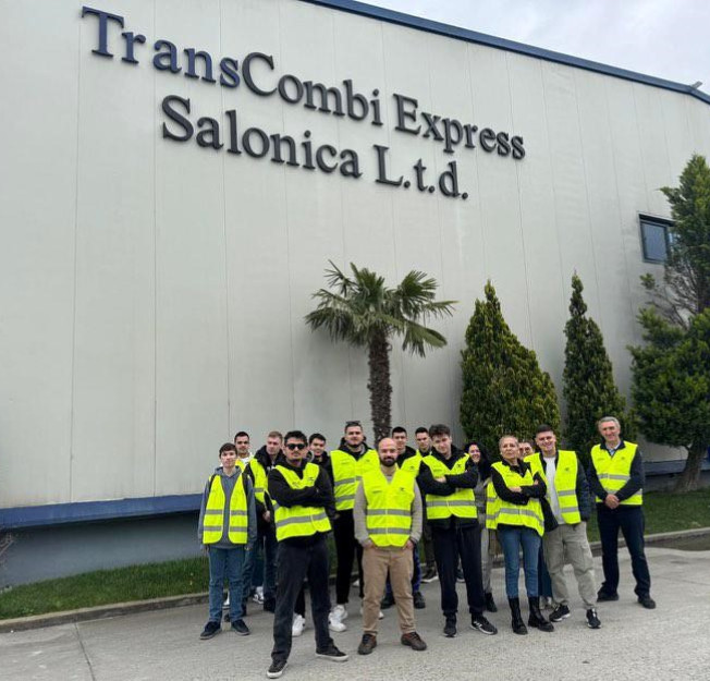 Εκπαιδευτική επίσκεψη στην εταιρία Transcombi Logistics