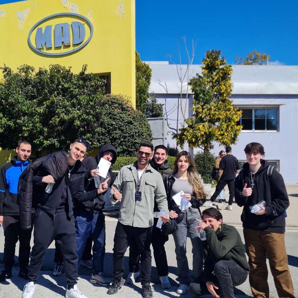 Εκπαιδευτική επίσκεψη στο ραδιοφωνικό σταθμό Mad Radio