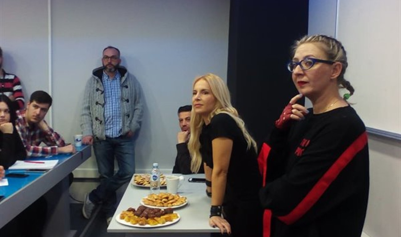Η ηθοποιός Μαρία Ανδρούτσου στο ΙΕΚ ΔΕΛΤΑ Η ηθοποιός Μαρία Ανδρούτσου στο ΙΕΚ ΔΕΛΤΑ