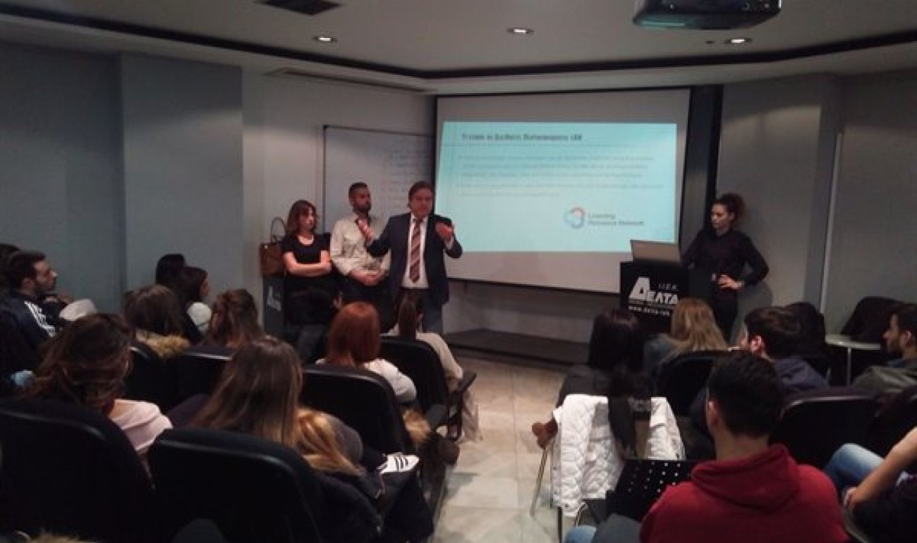 LRN Induction Days στο ΙΕΚ ΔΕΛΤΑ LRN Induction Days στο ΙΕΚ ΔΕΛΤΑ