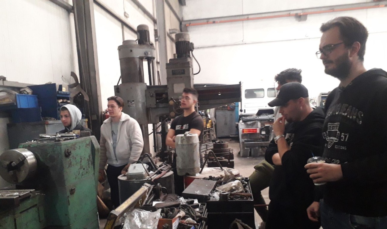 Εκπαιδευτική επίσκεψη στο συνεργείο Χατζηγεωργίου