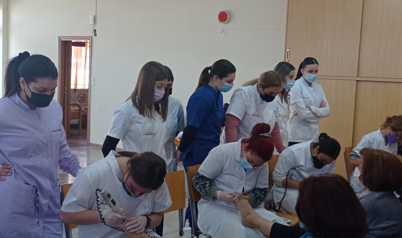 Εκπαιδευτική επίσκεψη και πρακτική εφαρμογή για τους σπουδαστές Ποδολογίας Εκπαιδευτική επίσκεψη και πρακτική εφαρμογή για τους σπουδαστές Ποδολογίας